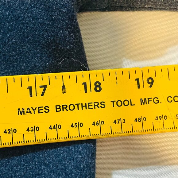 George Mens Hoodie Jacket S 34-36 Navy Blue Cotton Blend Zip-Up - Picture 7 of 7